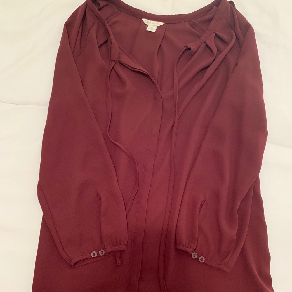 burgundy Cato shirt